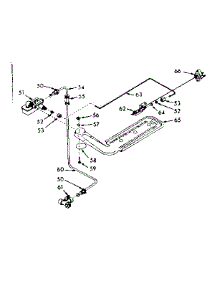 Upper Oven Burner Section parts for Kenmore Range 103.7857061 (1037857061, 103 7857061) from AppliancePartsPros.com