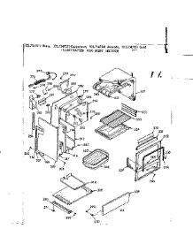Body Section parts for Kenmore Range 103.7347521 (1037347521, 103 7347521) from AppliancePartsPros.com
