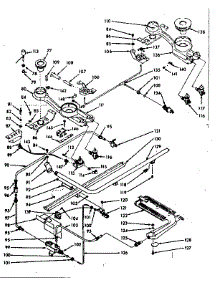 Burner Section parts for Kenmore Range 103.7177022 (1037177022, 103 7177022) from AppliancePartsPros.com