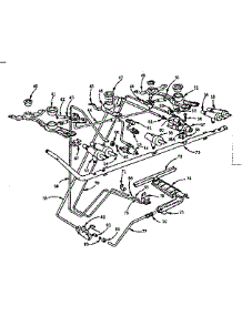Burner Section parts for Kenmore Range 103.730611 (103730611, 103 730611) from AppliancePartsPros.com
