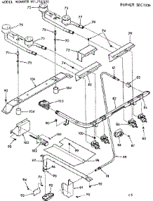 Burner Section parts for Kenmore Range 911.7147810 (9117147810, 911 7147810) from AppliancePartsPros.com