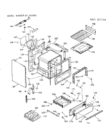 Body Section parts for Kenmore Range 911.7147810 (9117147810, 911 7147810) from AppliancePartsPros.com