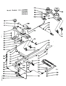 Burner Section parts for Kenmore Range 103.7227040 (1037227040, 103 7227040) from AppliancePartsPros.com