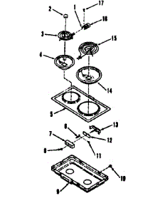 Optional Electric Coil Module Kit 7998520 & 4998620 parts for Kenmore Range 119.4698690 (1194698690, 119 4698690) from AppliancePartsPros.com