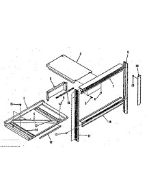 Trim And Micro Mounting Section parts for Kenmore Range 278.4418790 (2784418790, 278 4418790) from AppliancePartsPros.com
