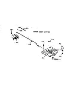 Power Lock Section parts for Kenmore Range 911.9328010 (9119328010, 911 9328010) from AppliancePartsPros.com