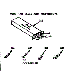 Wire Harnesses And Components parts for Kenmore Range 911.9328010 (9119328010, 911 9328010) from AppliancePartsPros.com