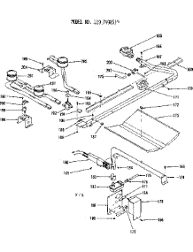 Oven And Top Burner Section parts for Kenmore Range 119.7498310 (1197498310, 119 7498310) from AppliancePartsPros.com