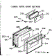 Lower Oven Door Section