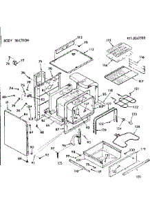Body Section parts for Kenmore Range 911.9247910 (9119247910, 911 9247910) from AppliancePartsPros.com