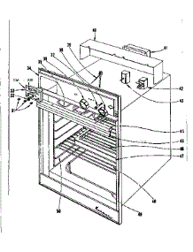 Oven Assembly Section parts for Kenmore Range 101.44210 (10144210, 101 44210) from AppliancePartsPros.com