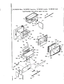 Upper Body Section parts for Kenmore Range 103.7847560 (1037847560, 103 7847560) from AppliancePartsPros.com