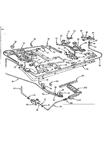 Burner Section parts for Kenmore Range 103.740611 (103740611, 103 740611) from AppliancePartsPros.com
