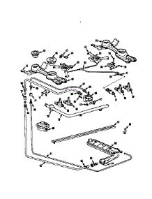 Burner Section parts for Kenmore Range 103.7316606 (1037316606, 103 7316606) from AppliancePartsPros.com