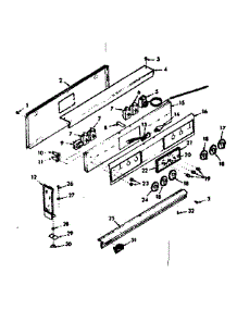 Control Panel parts for Kenmore Range 103.9147220 (1039147220, 103 9147220) from AppliancePartsPros.com