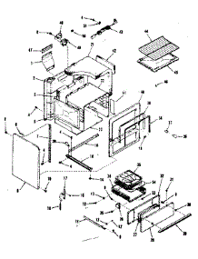 Lower Body Section parts for Kenmore Range 911.7838610 (9117838610, 911 7838610) from AppliancePartsPros.com