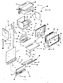 Upper Body Section parts for Kenmore Range 911.7838610 (9117838610, 911 7838610) from AppliancePartsPros.com