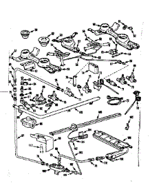 Burner Section parts for Kenmore Range 103.7686601 (1037686601, 103 7686601) from AppliancePartsPros.com