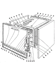 Lower Oven Section parts for Kenmore Range 101.9136590 (1019136590, 101 9136590) from AppliancePartsPros.com
