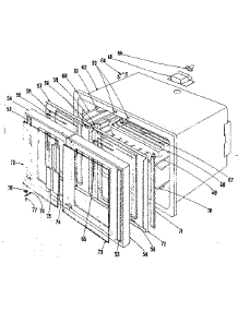 Oven Section parts for Kenmore Range 101.9136590 (1019136590, 101 9136590) from AppliancePartsPros.com