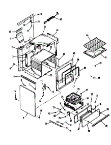 Body Section parts for Kenmore Range 911.7168610 (9117168610, 911 7168610) from AppliancePartsPros.com