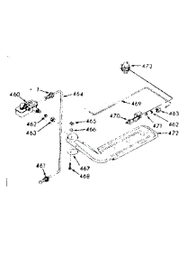 Upper Oven Burner Section parts for Kenmore Range 103.7747061 (1037747061, 103 7747061) from AppliancePartsPros.com