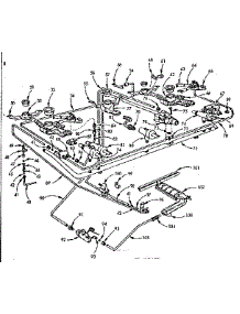Burner Section parts for Kenmore Range 103.7466131 (1037466131, 103 7466131) from AppliancePartsPros.com