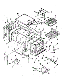 Lower Body Section parts for Kenmore Range 278.4418791 (2784418791, 278 4418791) from AppliancePartsPros.com