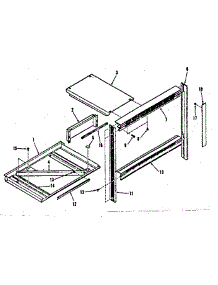 Trim And Micro Mounting Section parts for Kenmore Range 278.4418791 (2784418791, 278 4418791) from AppliancePartsPros.com