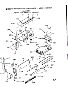 Upper Oven Pedestal Section parts for Kenmore Range 103.7907916 (1037907916, 103 7907916) from AppliancePartsPros.com