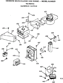 Magnetron Section parts for Kenmore Range 103.7907916 (1037907916, 103 7907916) from AppliancePartsPros.com