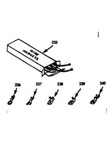Wire Harness And Components parts for Kenmore Range 103.9187242 (1039187242, 103 9187242) from AppliancePartsPros.com