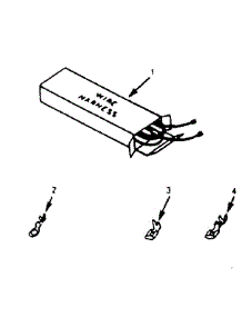 Wire Harnesses And Components parts for Kenmore Range 911.4558611 (9114558611, 911 4558611) from AppliancePartsPros.com