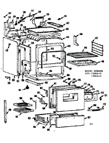 Body Section parts for Kenmore Range 103.7386640 (1037386640, 103 7386640) from AppliancePartsPros.com