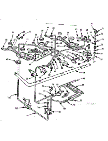 Burner Section parts for Kenmore Range 103.778620 (103778620, 103 778620) from AppliancePartsPros.com