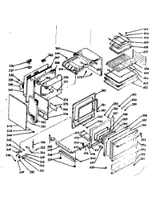Lower Oven Body Section parts for Kenmore Range 103.9886901 (1039886901, 103 9886901) from AppliancePartsPros.com