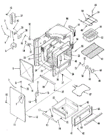 Body Section parts for Kenmore Range 911.9388610 (9119388610, 911 9388610) from AppliancePartsPros.com