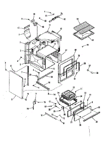 Lower Body Section parts for Kenmore Range 911.7858610 (9117858610, 911 7858610) from AppliancePartsPros.com