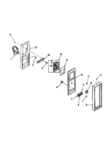 Oven Control Panel parts for Kenmore Range 911.7858610 (9117858610, 911 7858610) from AppliancePartsPros.com