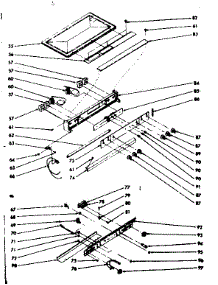 Control Panel Section parts for Kenmore Range 103.9986860 (1039986860, 103 9986860) from AppliancePartsPros.com