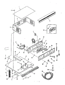 Control Panel Section parts for Kenmore Range 278.4298493 (2784298493, 278 4298493) from AppliancePartsPros.com