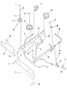 Top Burner Section parts for Kenmore Range 911.7398910 (9117398910, 911 7398910) from AppliancePartsPros.com
