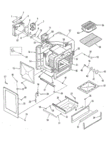 Body Section parts for Kenmore Range 911.7398910 (9117398910, 911 7398910) from AppliancePartsPros.com