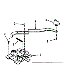 Oven Door Lock Section parts for Kenmore Range 278.4278590 (2784278590, 278 4278590) from AppliancePartsPros.com