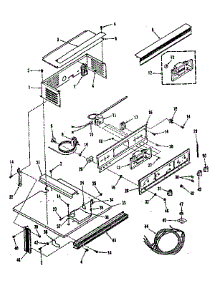 Control Panel Section parts for Kenmore Range 278.4278590 (2784278590, 278 4278590) from AppliancePartsPros.com