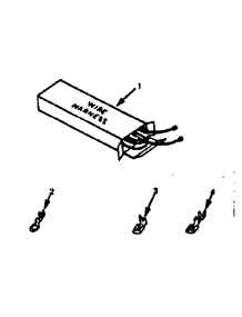 Wire Harnesses And Components parts for Kenmore Range 911.9378411 (9119378411, 911 9378411) from AppliancePartsPros.com