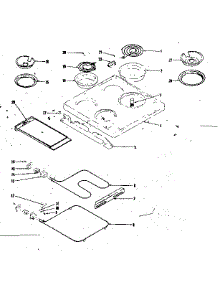 Main Top And Oven Units parts for Kenmore Range 119.9067520 (1199067520, 119 9067520) from AppliancePartsPros.com