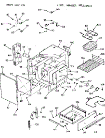 Body Section parts for Kenmore Range 911.9347910 (9119347910, 911 9347910) from AppliancePartsPros.com