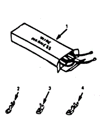 Wire Harness And Components parts for Kenmore Range 911.4548810 (9114548810, 911 4548810) from AppliancePartsPros.com