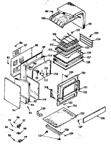 Lower Body Section parts for Kenmore Range 103.9767320 (1039767320, 103 9767320) from AppliancePartsPros.com